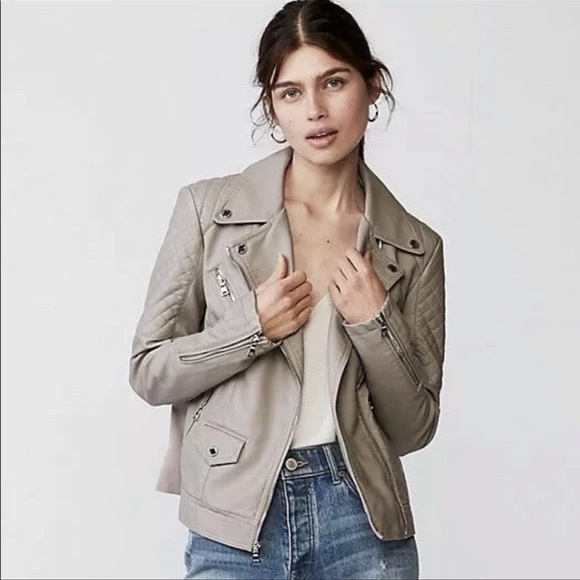 Express Jackets & Blazers - Express Faux Leather Jacket NWOT